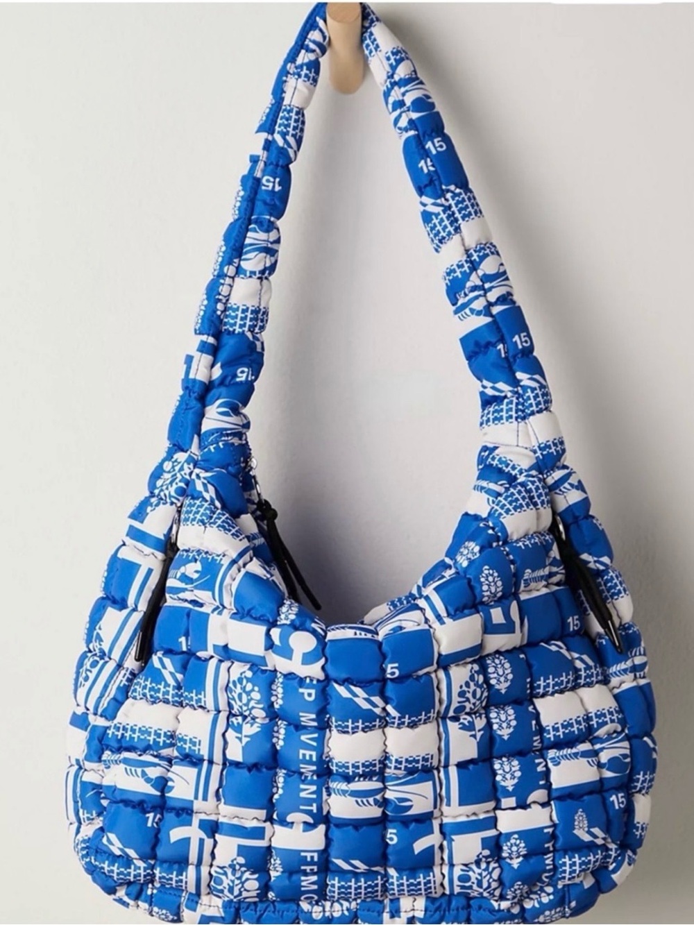 Free People Printed Carryall Bag Sailing Club NWT